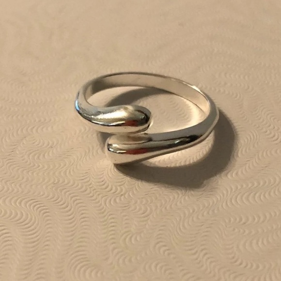 Boutique 9 Jewelry - Sterling Silver Tear Drop Ring